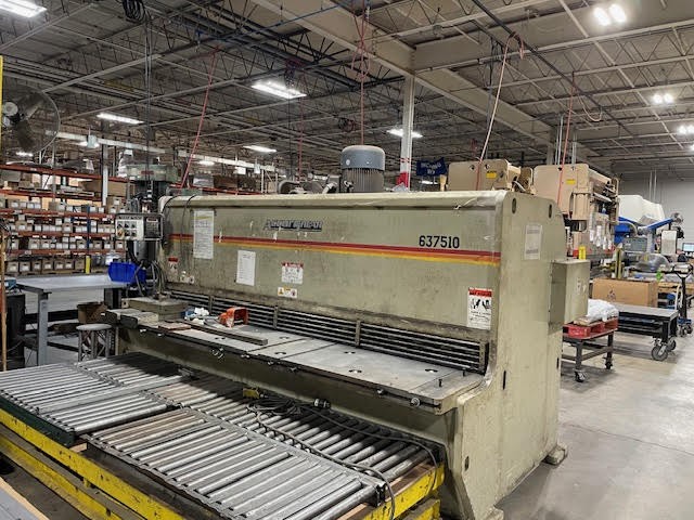 2003 Accurshear 3/8″ x 10 ft Hydraulic Shear For Sale