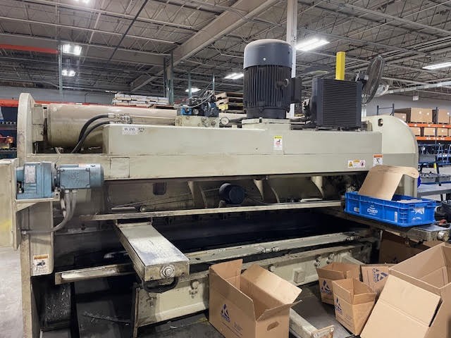 2003 Accurshear 3/8″ x 10 ft Hydraulic Shear For Sale