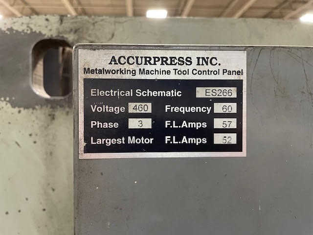 2003 Accurshear 3/8″ x 10 ft Hydraulic Shear For Sale